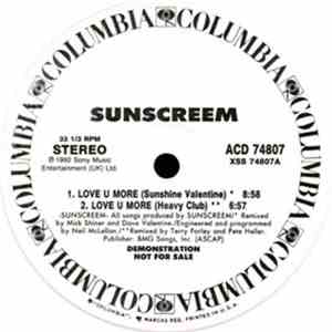 Sunscreem - Love U More