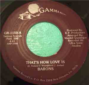 Barons - That's How Love Is / We Should Be Together