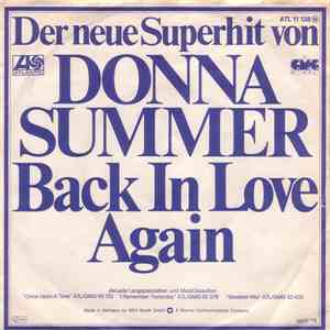 Donna Summer - Back In Love Again