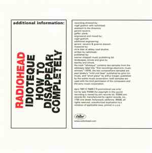 Radiohead - Idioteque / How To Disappear Completely