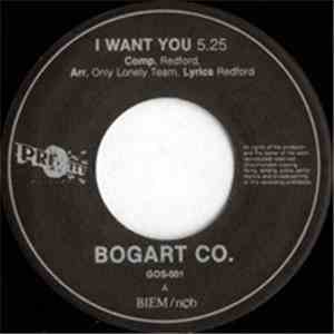 Bogart Co. - I Want You