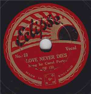 Carol Porter / Patrick Ernest - Love Never Dies / Wedding Bells Are Ringing ...
