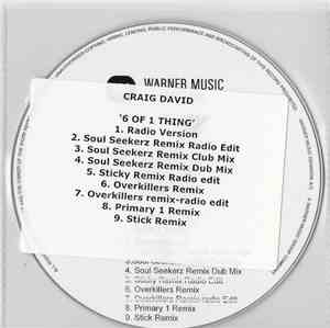 Craig David - 6 Of 1 Thing