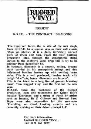 D.O.P.E. - The Contract / Diamonds