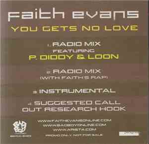 Faith Evans - You Gets No Love