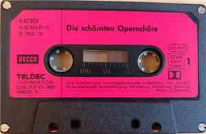 Unknown Artist - Die Schönsten Opernchöre