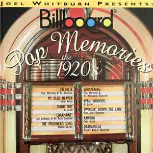 Various - Billboard Pop Memories - The 1920s