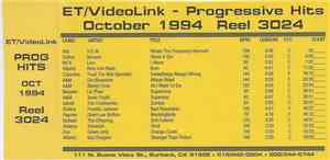 Various - ET/Videolink - Progressive Hits October 1994