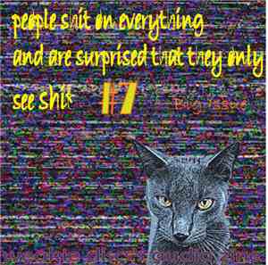 Various - people shit on everything and are surprised that they only see sh ...