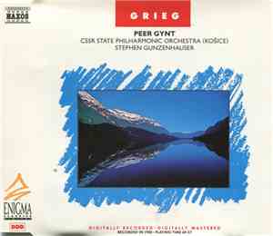 Grieg, CSSR State Philharmonic Orchestra (Košice), Stephen Gunzenhauser - P ...