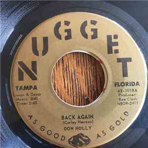 Don Holly - Back Again