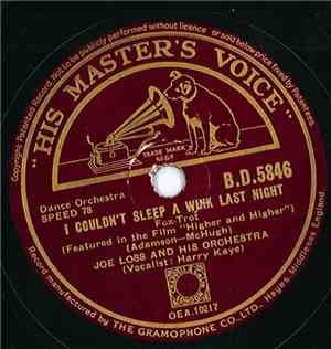 Joe Loss & His Orchestra - I Couldn't Sleep A Wink Last Night / I Heard You Cried Last Night
