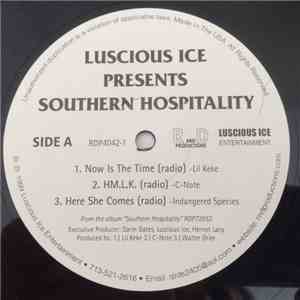Various - Luscious Ice Presents Southern Hospitality