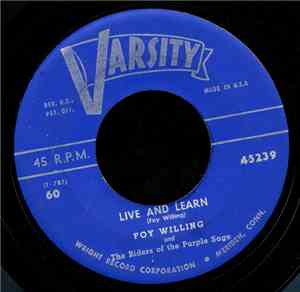 Foy Willing & The Riders Of The Purple Sage - Live And Learn