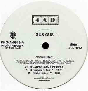 Gus Gus - Very Important People