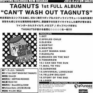 Tagnuts - Can't Wash Out Tagnuts