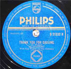 Jo Stafford With Paul Weston And His Orchestra - Thank You For Calling / Wh ...