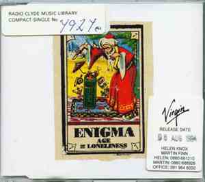 Enigma - Age of Loneliness [UK PROMO CD]