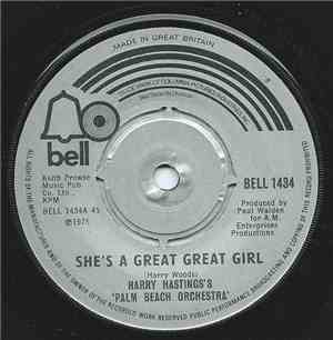 Harry Hastings's Palm Beach Orchestra - She's A Great Girl / A Room With A  ...