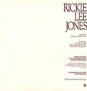 Rickie Lee Jones - We Belong Together