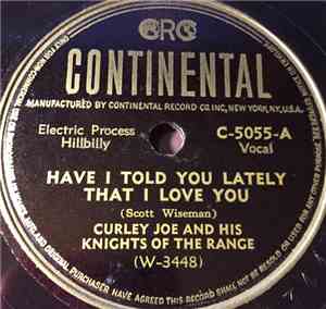 Curly Joe And His Knights Of The Range - Have I Told You Lately That I Love ...