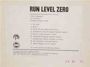 Run Level Zero - In Between