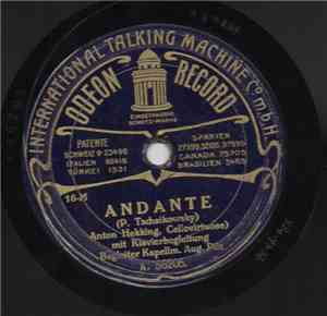 Anton Hekking - Andante / Papillon