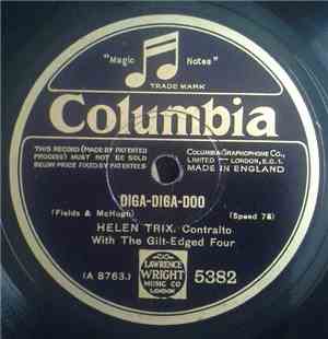 Helen Trix With The Gilt Edged Four - Diga-Diga-Doo / I Must Have That Man