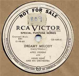 April Stevens With Henri René And His Orchestra - Dreamy Melody / Gimme A L ...