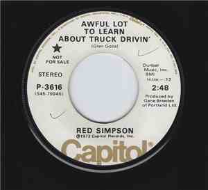 Red Simpson - Awful Lot To Learn About Truck Drivin'
