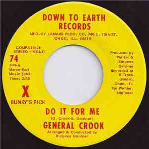 General Crook - Do It For Me / Till Then