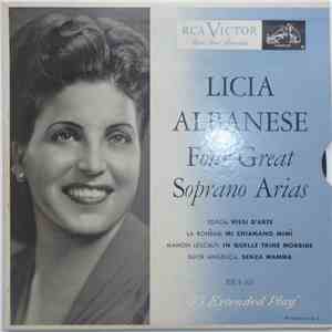 Licia Albanese - Four Great Soprano Arias