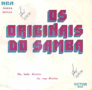 Os Originais Do Samba - Do Lado Direito Da Rua Direita / Catimba Crioulo