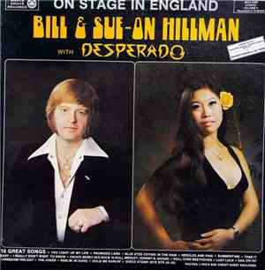 Bill & Sue-on Hillman with Desperado - On Stage In England