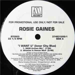 Rosie Gaines - I Want U (Inner City Blue)