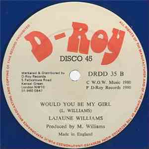 Hopeton James / Lajaune Williams - Give All Your Love / Would You Be My Gir ...