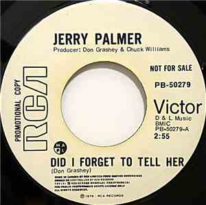 Jerry Palmer - Did I Forget To Tell Her