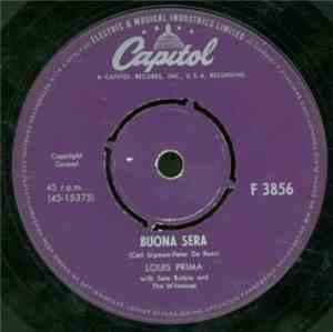 Louis Prima With Sam Butera And The Witnesses - Buona Sera / Beep! Beep!