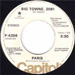 Paris , Bob Welch - Big Towne 2061