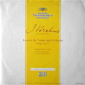 Johannes Brahms / Wolfgang Schneiderhan , Violine ‧ Berliner Philharmoniker ...