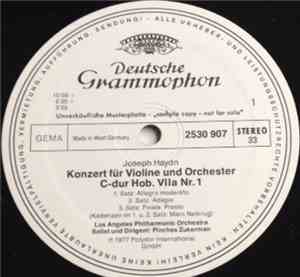 Joseph Haydn, Pinchas Zukerman, Members Of The Los Angeles Philharmonic Orc ...