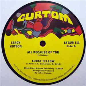 Leroy Hutson - All Because Of You / Lucky Fellow / Love The Feeling / So Ni ...