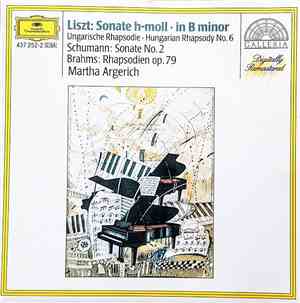 Liszt / Schumann / Brahms - Martha Argerich - Sonate in B Minor, Hungarian  ...