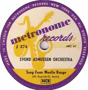 Svend Asmussen Orchestra - Song From Moulin Rouge / April In Portugal
