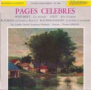 Schubert - Liszt - Kalman - Rachmaninoff, The London Metropolis Symphony Or ...