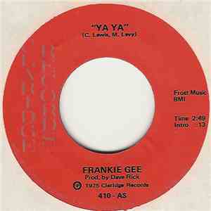 Frankie Gee - Ya Ya / Date With The Rain