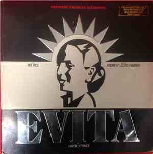 Andrew Lloyd Webber And Tim Rice - Evita: Premiere American Recording