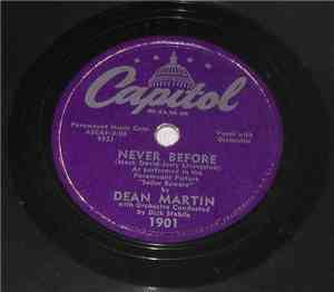 Dean Martin - Never Before / Sailor's Polka