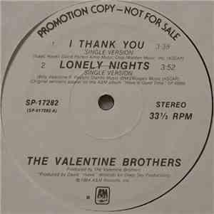 The Valentine Brothers - I Thank You