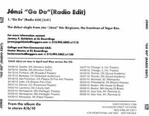Jónsi - Go Do (Radio Edit)